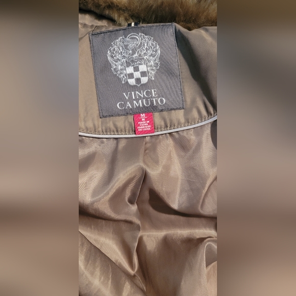 Vince Camuto Faux Fur Parka Jacket Women Medium - Picture 6 of 12